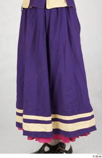  Photos Woman in Historical Dress 92 18th century historical clothing lower body purple skirt 0005.jpg